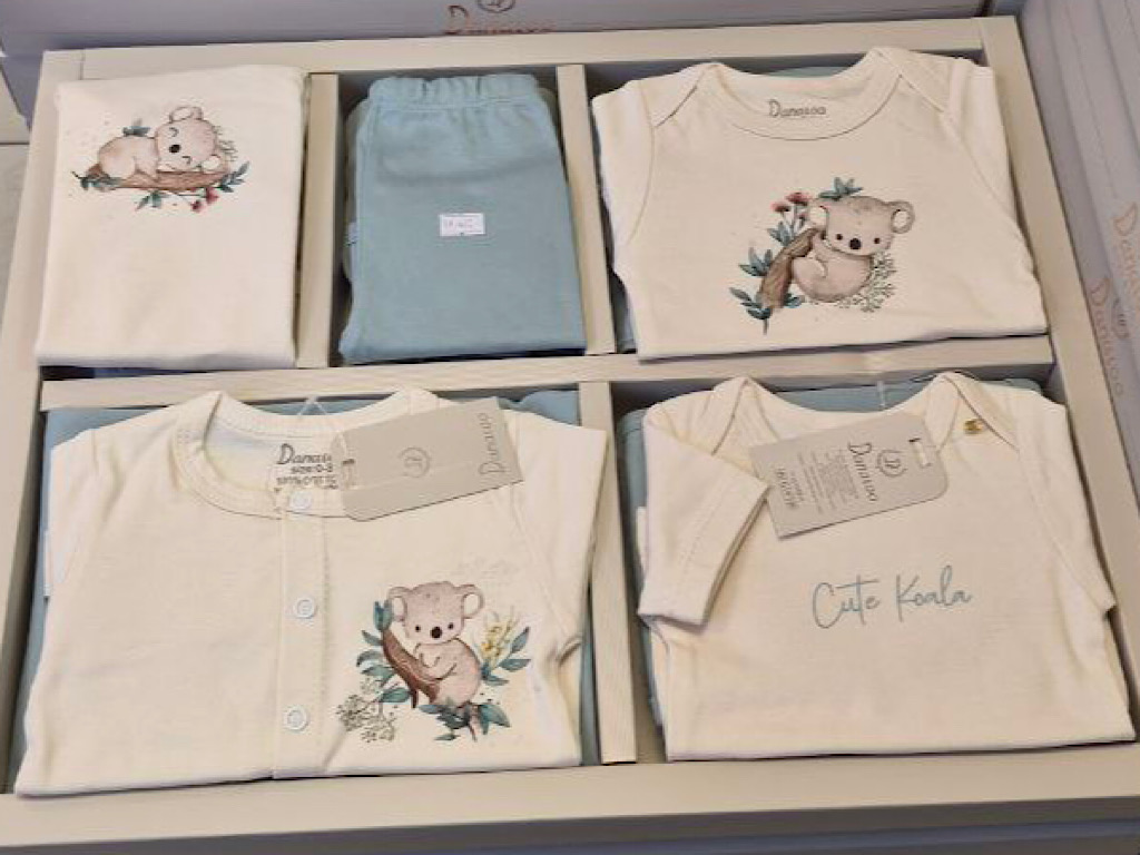 ست بیمارستانی 19 تکه نوزادی پسرانه طرح  کوآلا ناز دانالو Danaloo