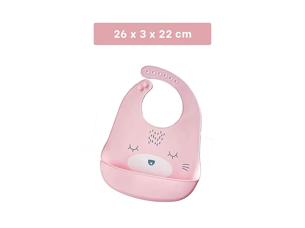 پیشبند کاسه ای سیلیکونی نوزادی طرح خرس