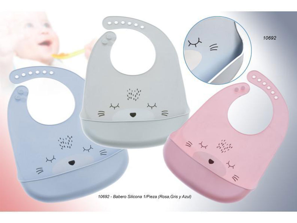 پیشبند کاسه ای سیلیکونی نوزادی طرح خرس