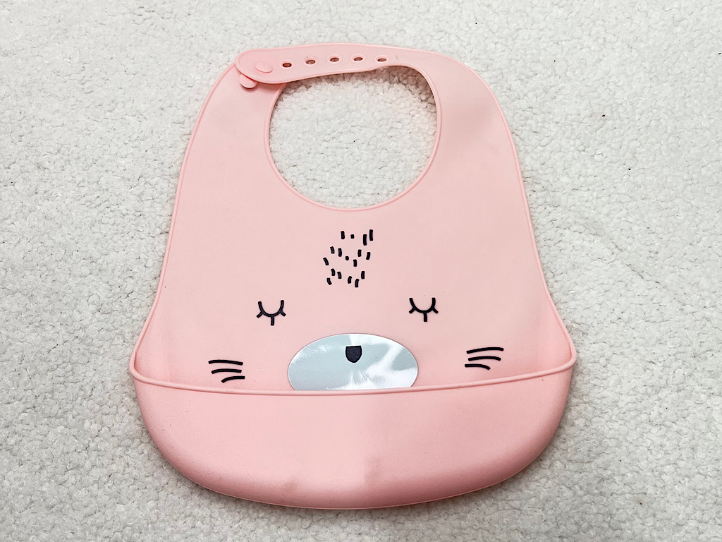 پیشبند کاسه ای سیلیکونی نوزادی طرح خرس