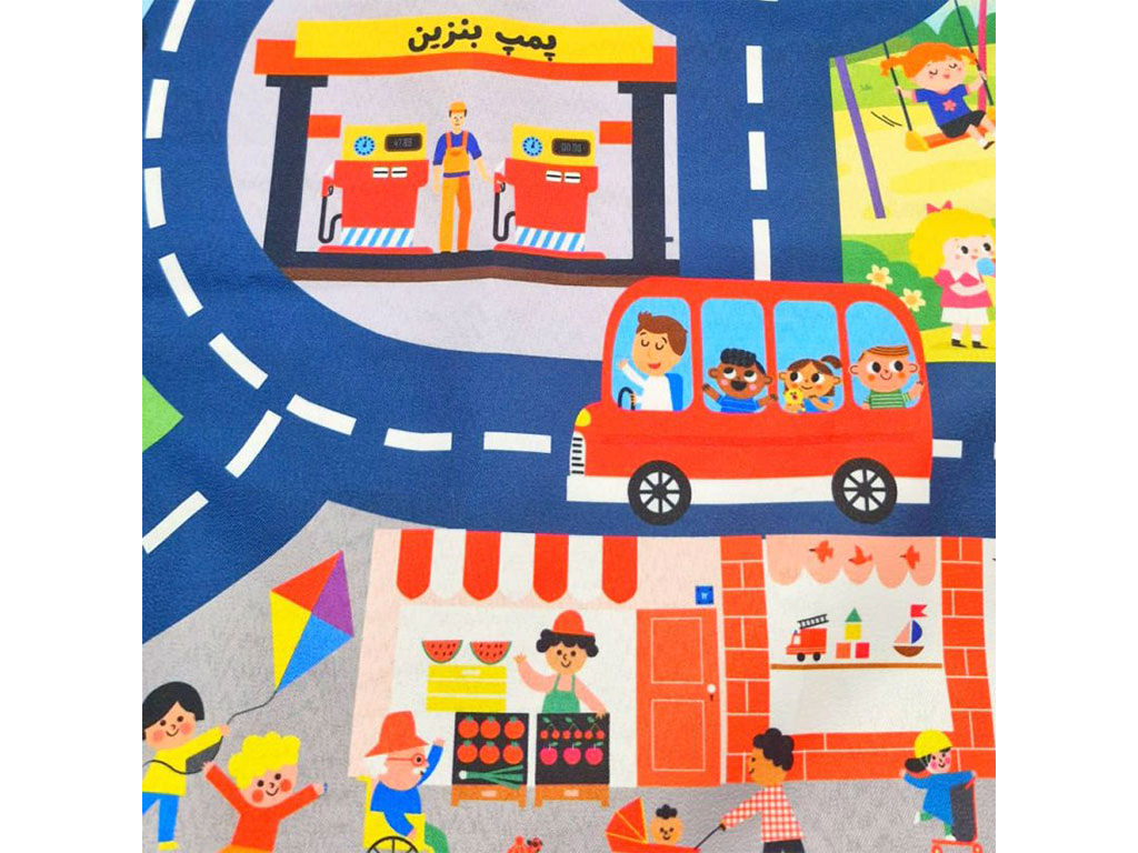 شهر کوچک من پارچه ای نوزادی انتشارات ماه کوچولو