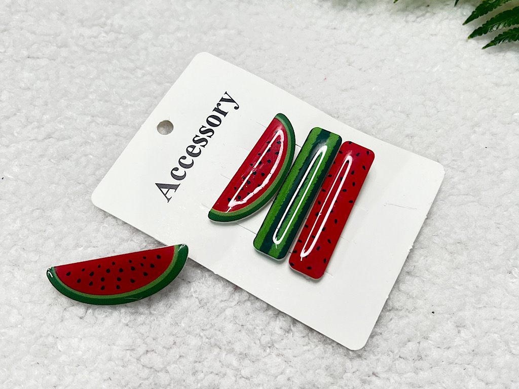 گل سر انبری طرح انار و هندوانه شب یلدا