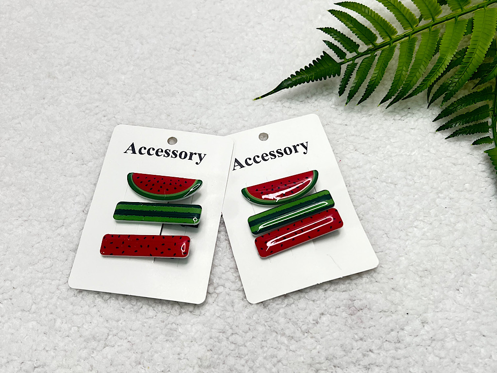 گل سر انبری طرح انار و هندوانه شب یلدا