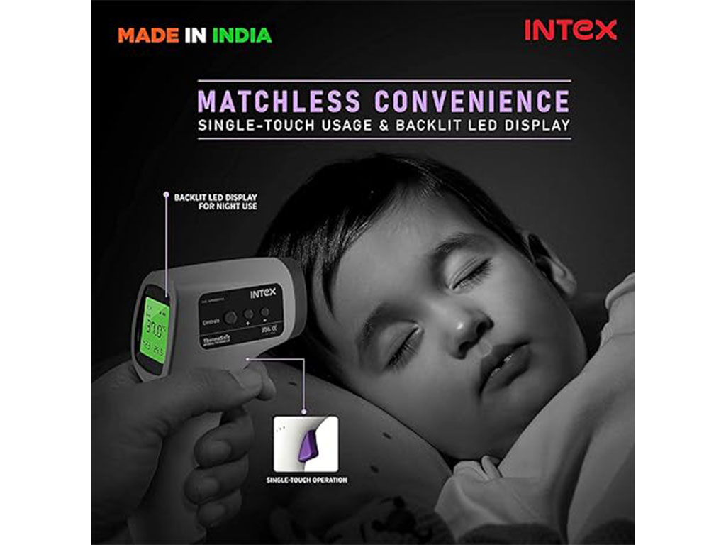 تب سنج دیجیتال لیزری intex