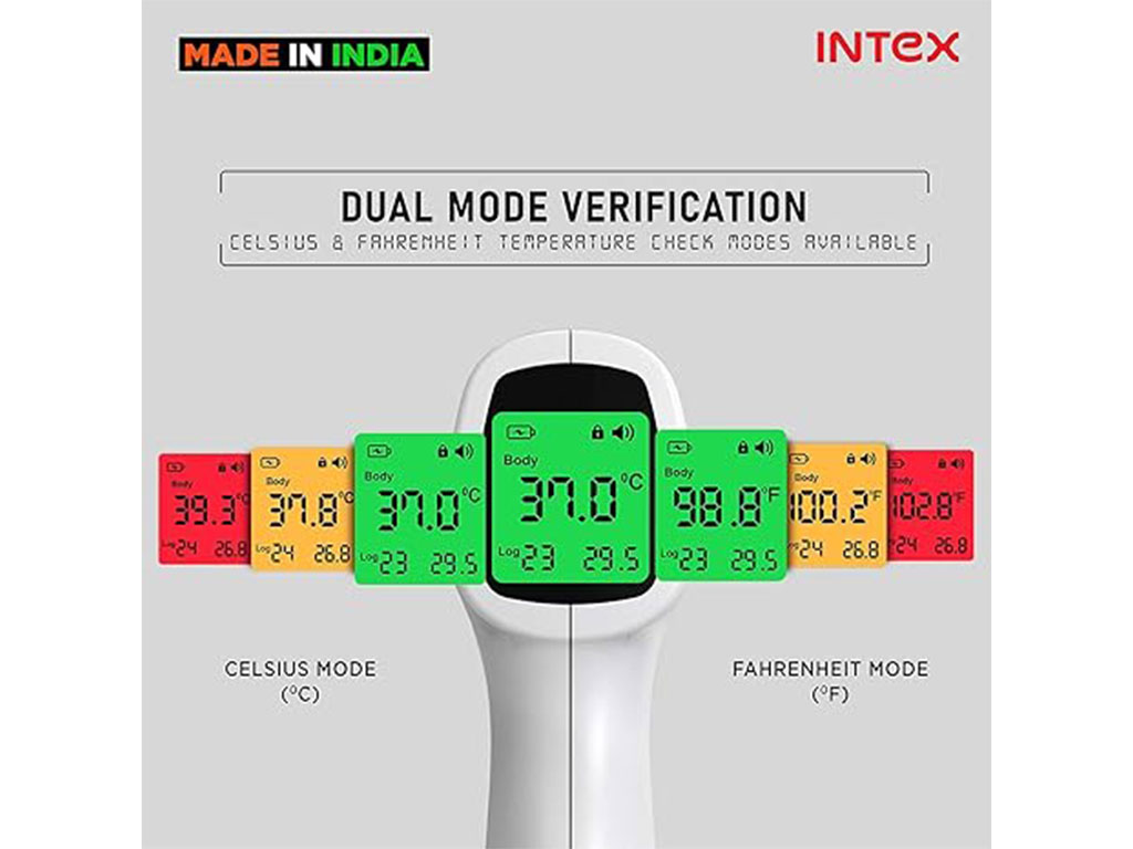 تب سنج دیجیتال لیزری intex