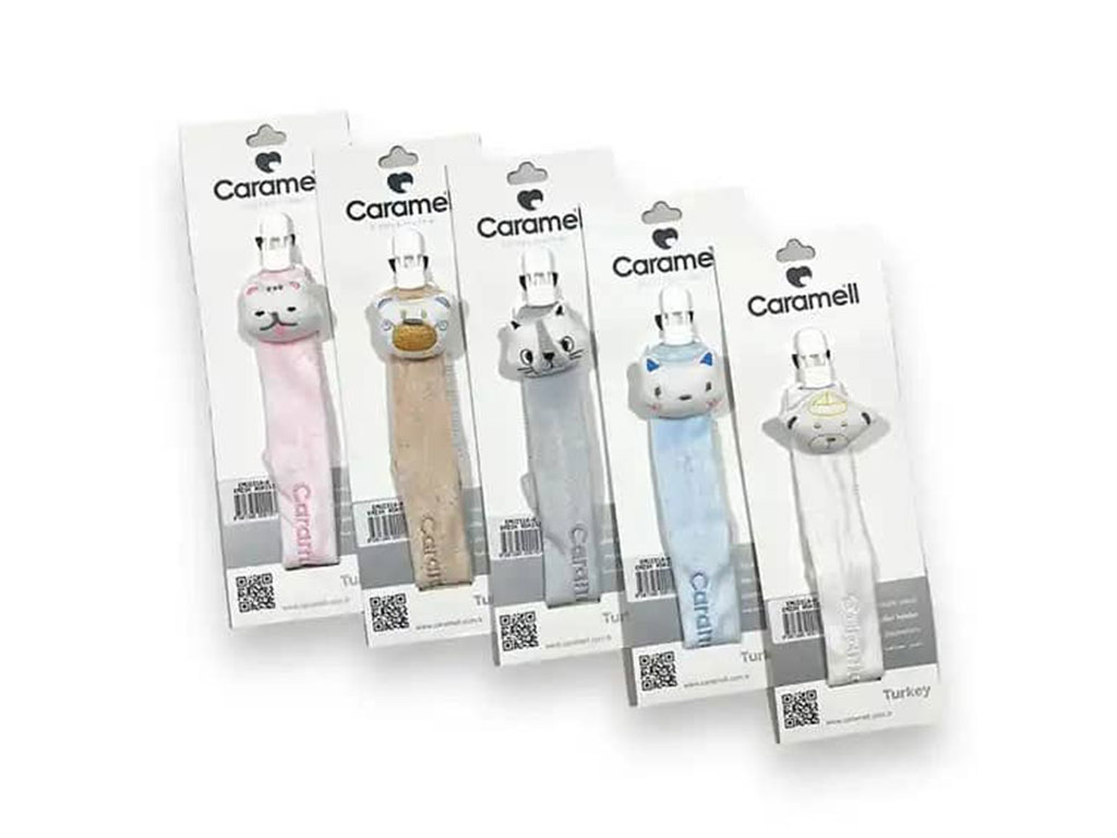 بند پستانک مخملی عروسکی کارامل caramell