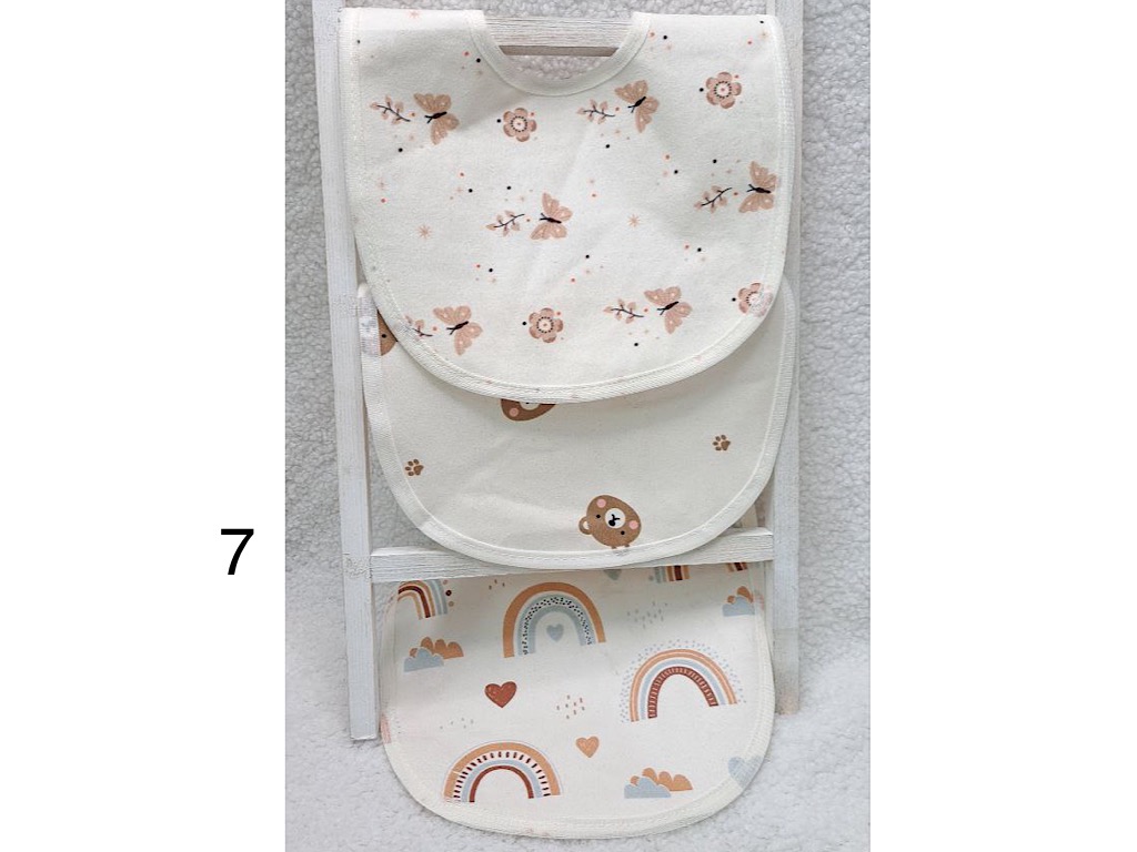 پیشبند نوزادی 3 عددی کارترز carters