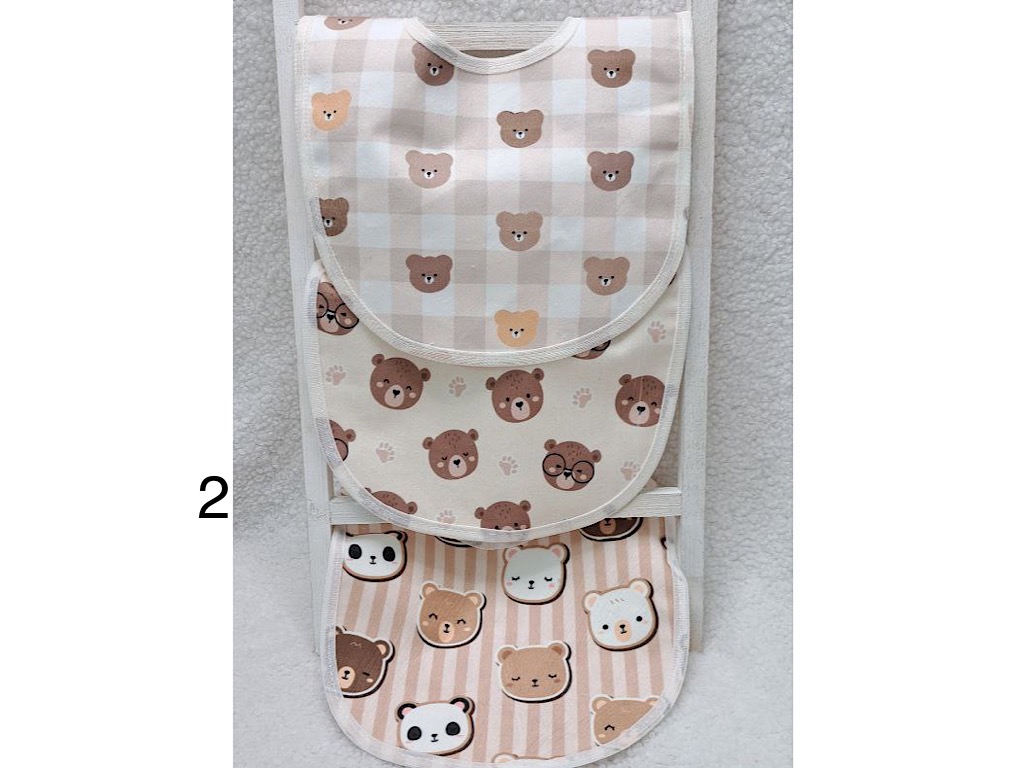 پیشبند نوزادی 3 عددی کارترز carters