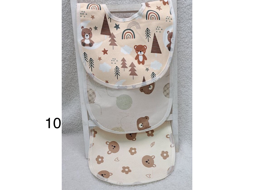 پیشبند نوزادی 3 عددی کارترز carters