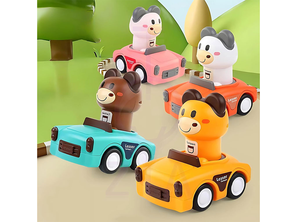 زرافه ماشین سوار فشاری اسباب بازی