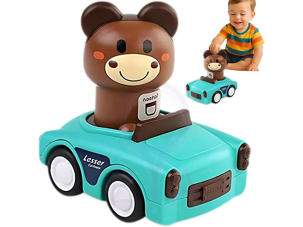 زرافه ماشین سوار فشاری اسباب بازی