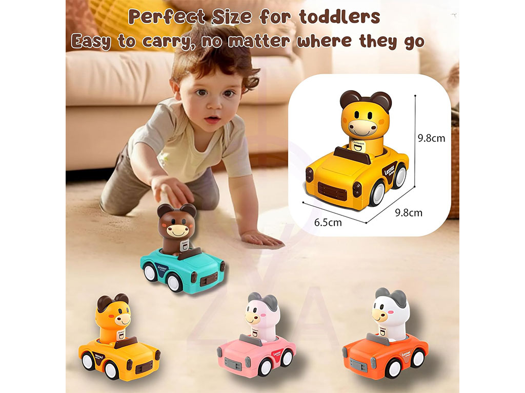 زرافه ماشین سوار فشاری اسباب بازی