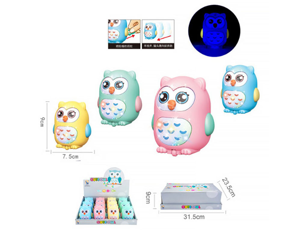 جغد اسباب بازی مدل نخ کش