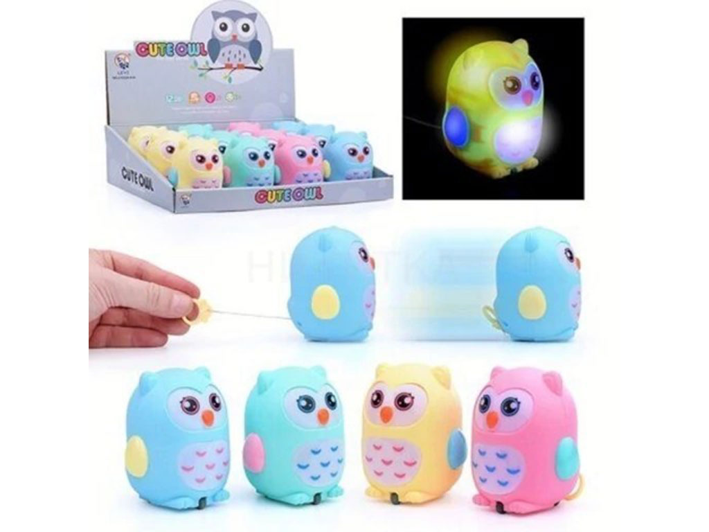 جغد اسباب بازی مدل نخ کش