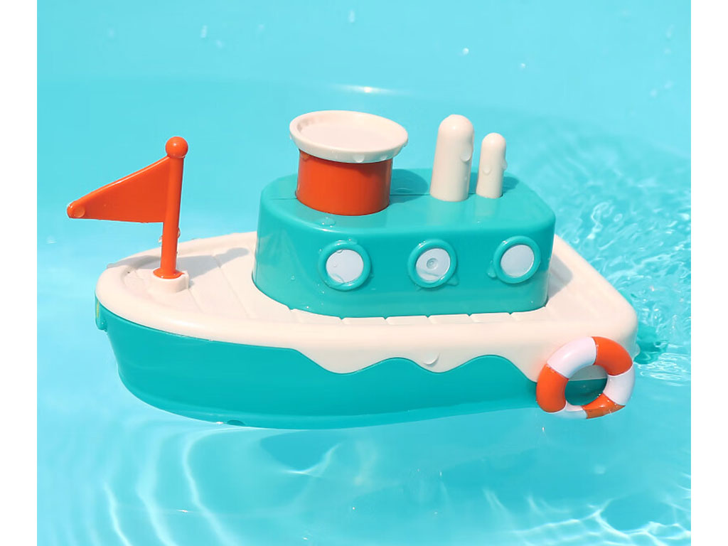 کشتی کوکی داخل وان اسباب بازی