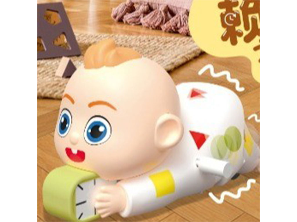 نوزاد خوابیده کوکی اسباب بازی