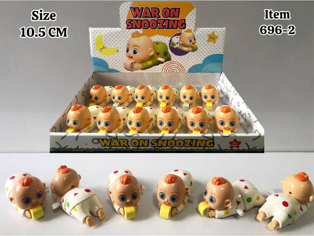 نوزاد خوابیده کوکی اسباب بازی