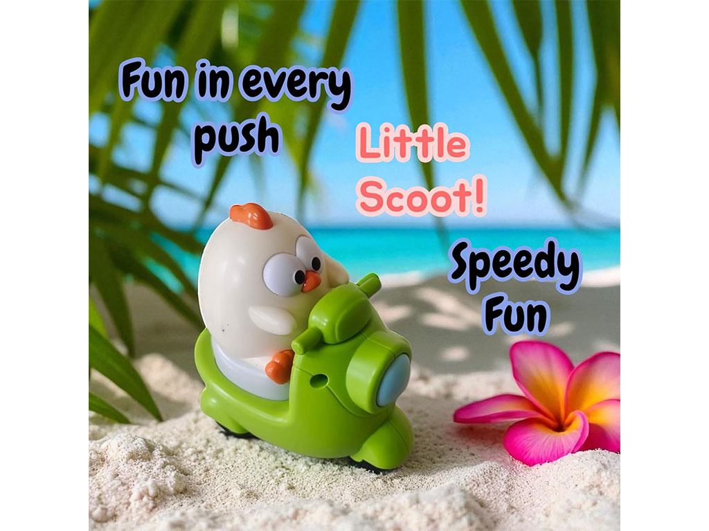 جوجه فشاری موتور سوار اسباب بازی