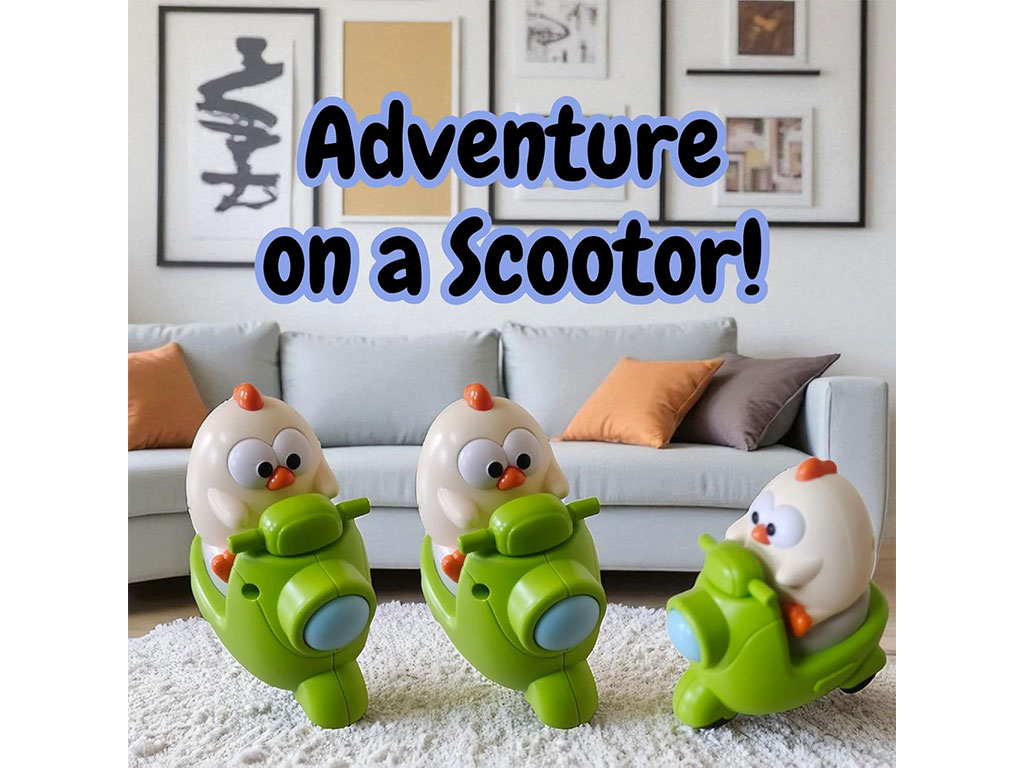 جوجه فشاری موتور سوار اسباب بازی