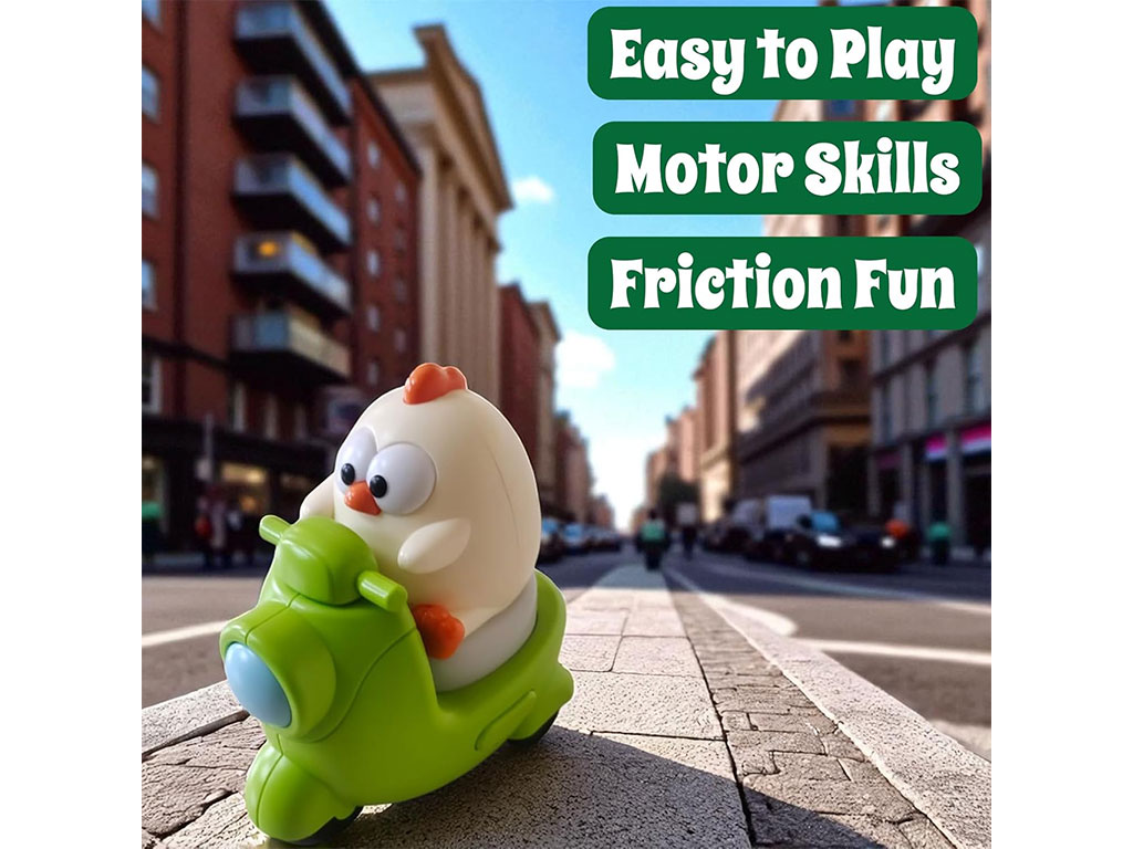 جوجه فشاری موتور سوار اسباب بازی