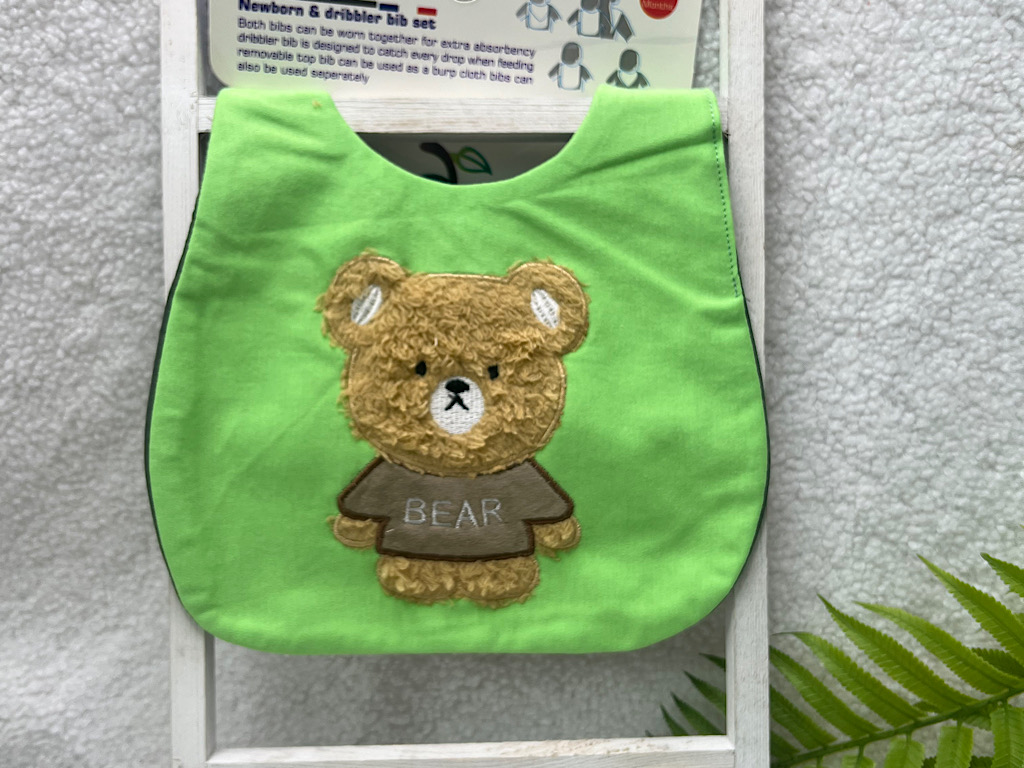 پیشبند نوزادی برجسته طرح حیوانات ام بیبی EM BABY