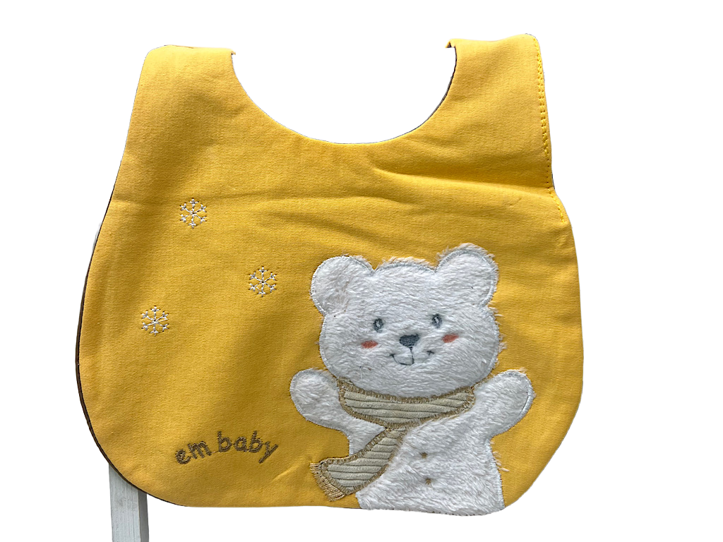 پیشبند نوزادی برجسته طرح حیوانات ام بیبی EM BABY