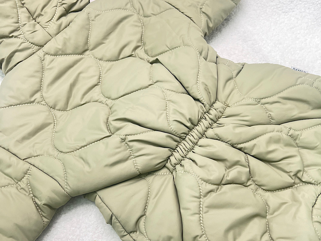 کاپشن سرهمی کلاه دار سبز  رنگ  دامون Damon