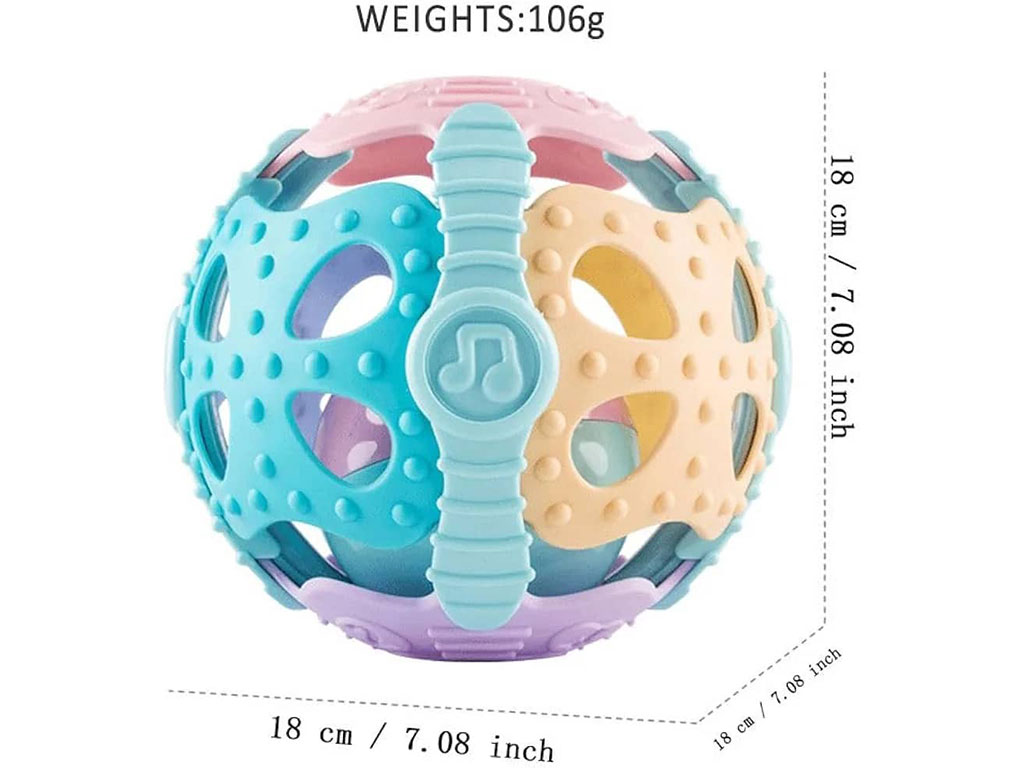 جغجغه توپی منعطف  نوزادی