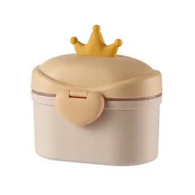 ظرف انبار غذا و شیر خشک پیمانه دار طرح تاج قلب