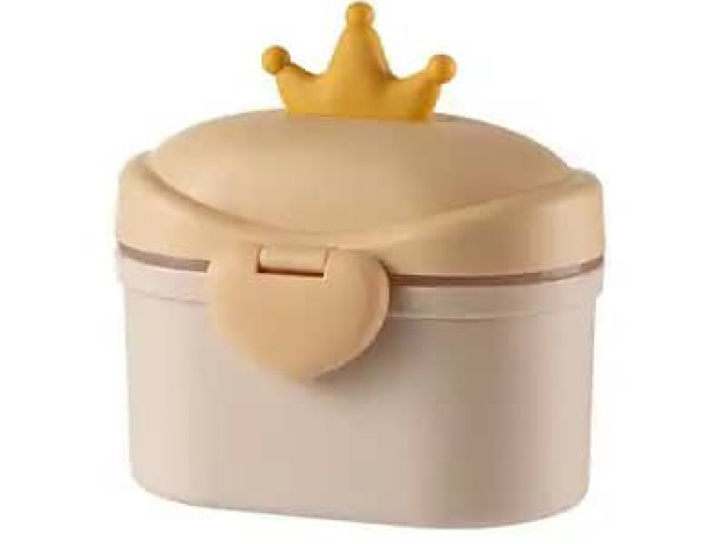 ظرف انبار غذا و شیر خشک پیمانه دار طرح تاج قلب