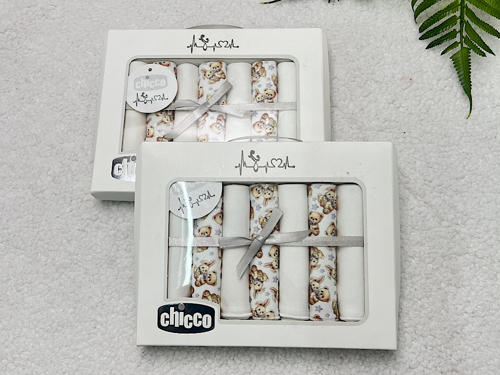 پک دستمال دهان 7 عددی نوزادی