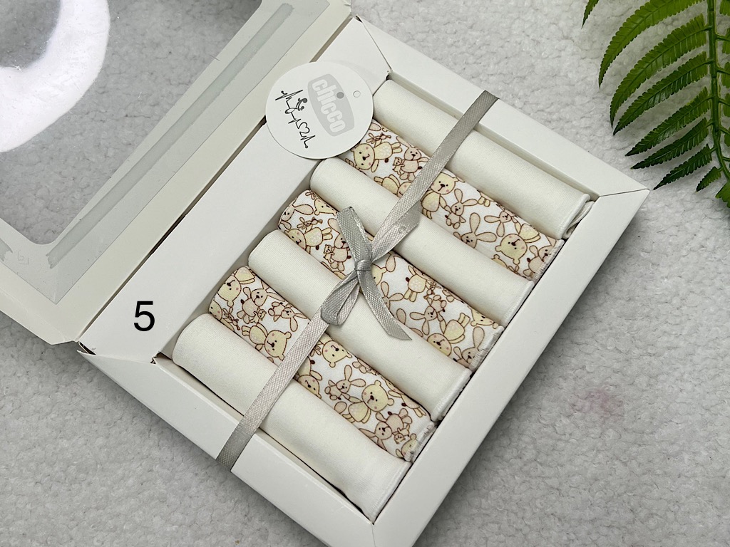 پک دستمال دهان 7 عددی نوزادی