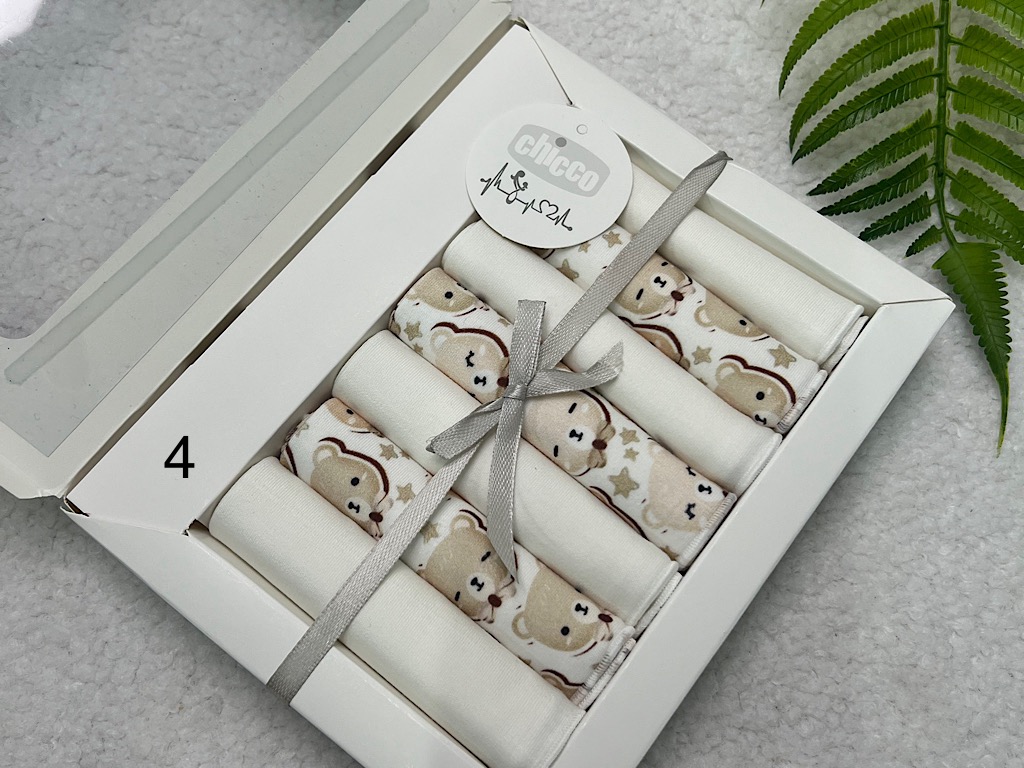 پک دستمال دهان 7 عددی نوزادی