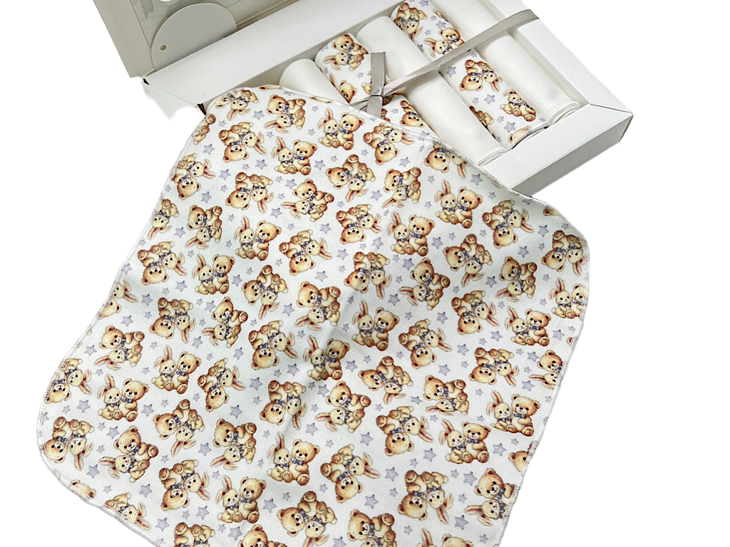 پک دستمال دهان 7 عددی نوزادی