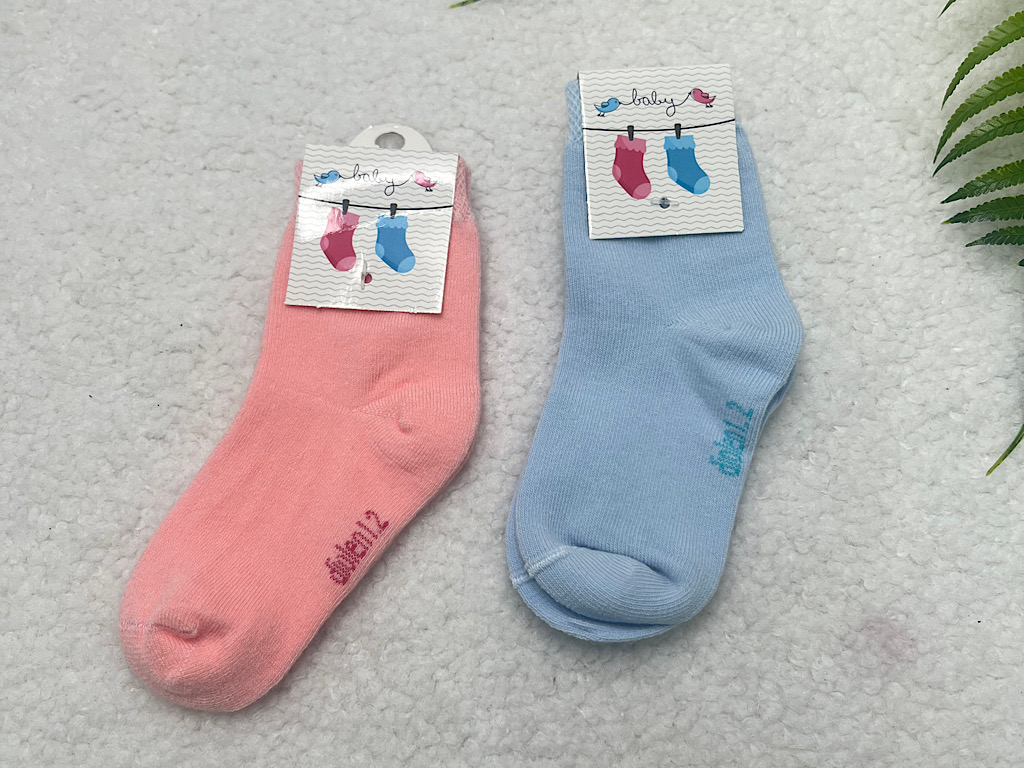 جوراب ساق دار سفید رنگ 2-1 سال