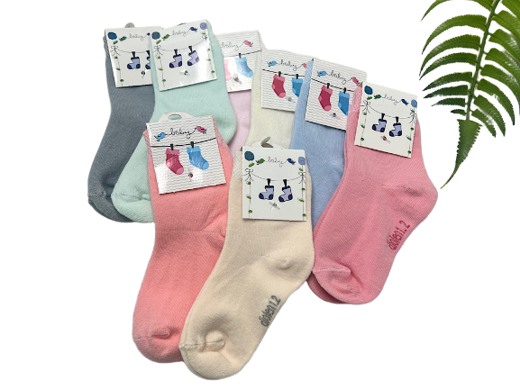 جوراب ساق دار سفید رنگ 2-1 سال