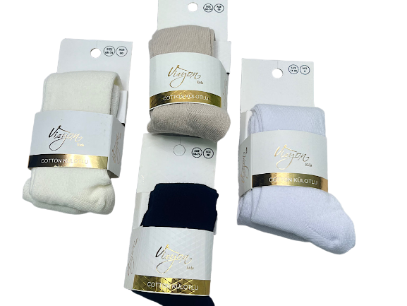 جوراب شلواری نوزادی سایز 3-0 ماه vizyon