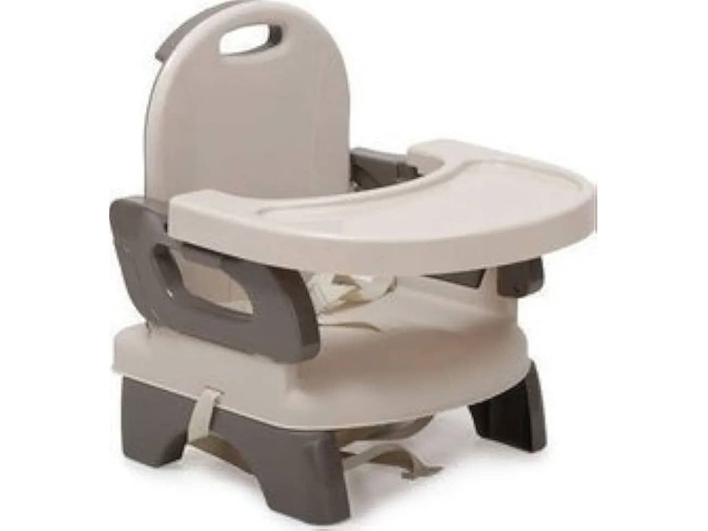 صندلی غذای کودک پرتابل طوسی رنگ مدل بوستر ماستلا mastela