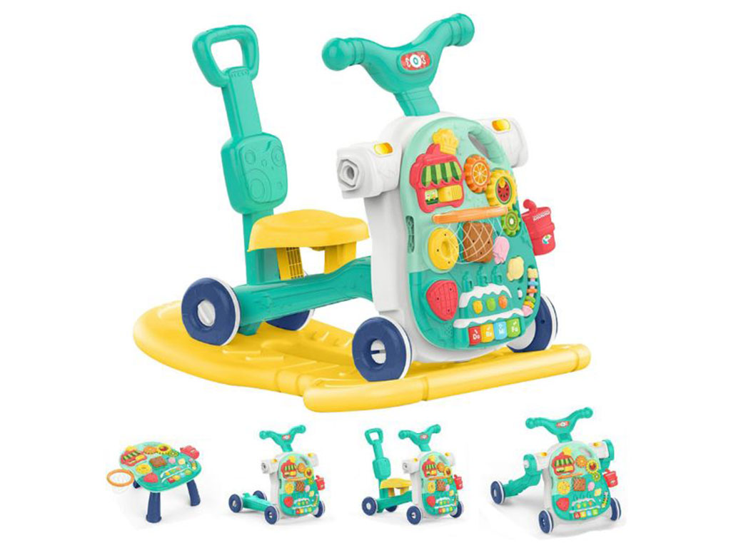 واکر موزیکال و میز بازی کودک 5 کاره اسباب بازی هانگر huanger