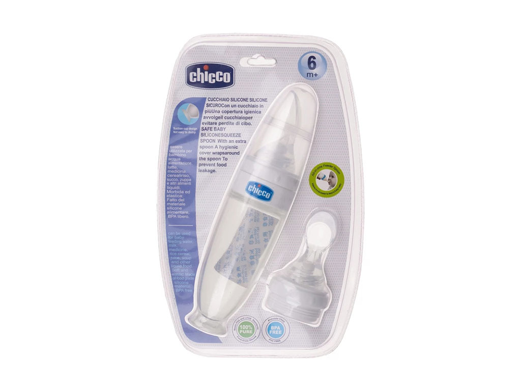 سرلاک خوری سیلیکونی  پایه چسبان 90 میل چیکو chicco