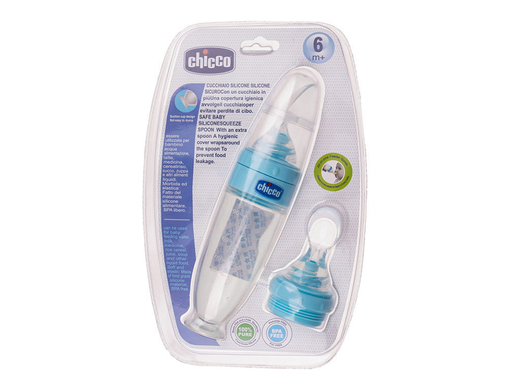 سرلاک خوری سیلیکونی  پایه چسبان 90 میل چیکو chicco