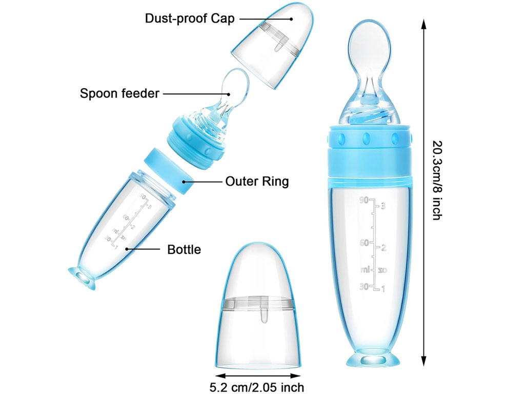 سرلاک خوری سیلیکونی  پایه چسبان 90 میل چیکو chicco