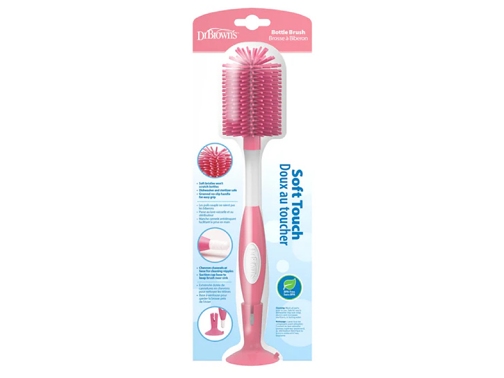 شیشه شور سیلیکونی دو سر پایه دار دکتر براون Dr Browns