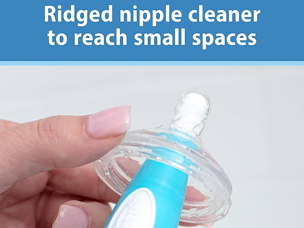 شیشه شور سیلیکونی دو سر پایه دار دکتر براون Dr Browns