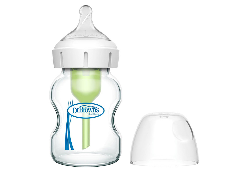 شیشه شیر پیرکس  آنتی کولیک دهانه عریض 150 میلی لیتر دکتر براون DR BROWNS