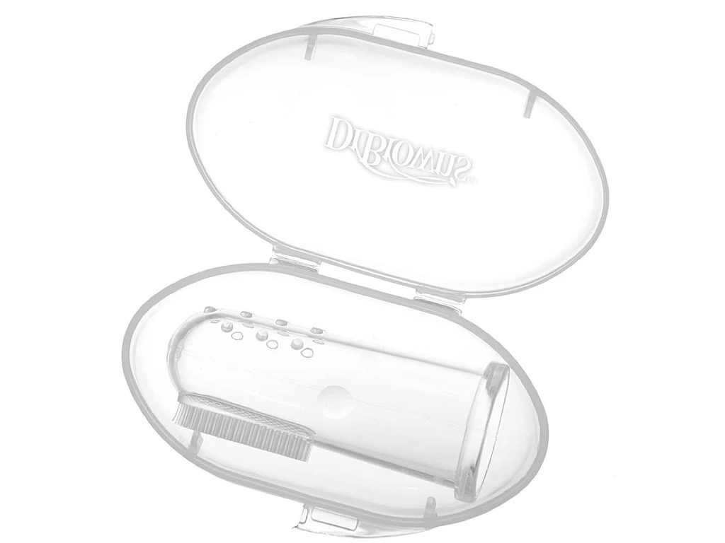 مسواک انگشتی نوزادی سیلیکونی قابدار دکتر براون  Dr Browns