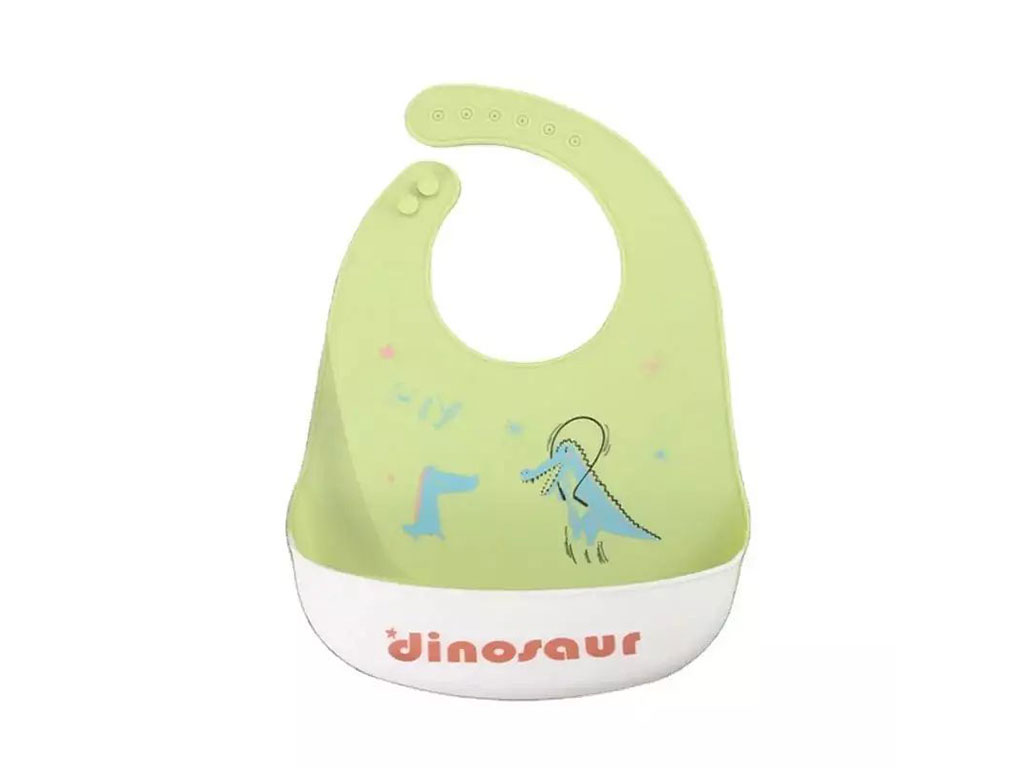 پیشبند کاسه ای سیلیکونی نوزادی طرح دار طرح چیکو