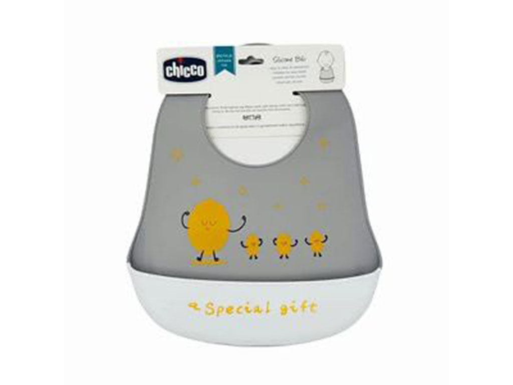 پیشبند کاسه ای سیلیکونی نوزادی طرح دار طرح چیکو