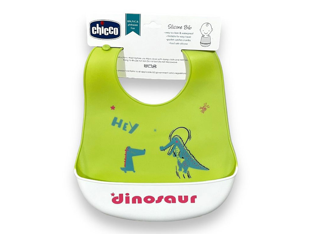 پیشبند کاسه ای سیلیکونی نوزادی طرح دار طرح چیکو