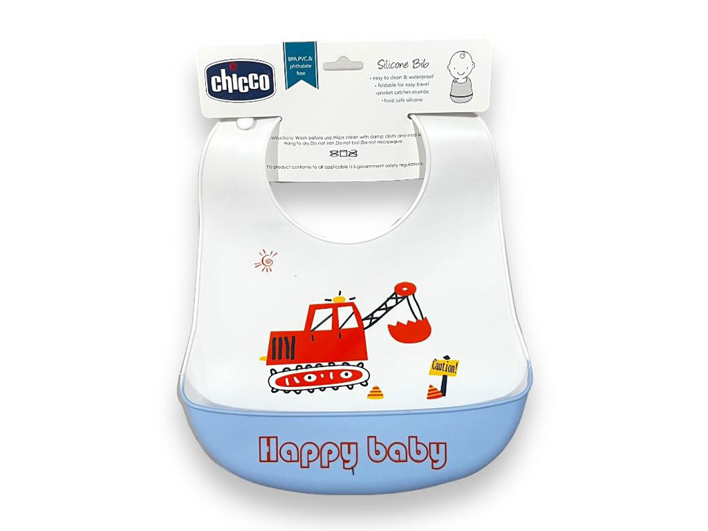 پیشبند کاسه ای سیلیکونی نوزادی طرح دار طرح چیکو